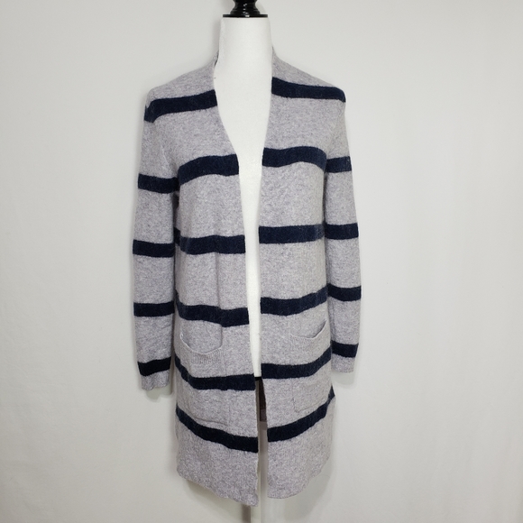 Madewell Kent Open Cardigan Sweater in Stripes - Picture 4 of 9